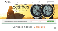 Desktop Screenshot of cosmosrelogios.com.br